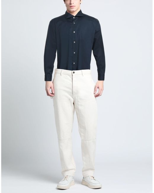 Altemflower Blue Midnight Shirt Cotton, Elastane for men
