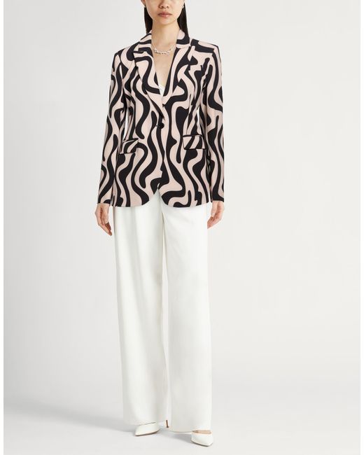 Liu Jo Black Blazer Polyester, Elastane
