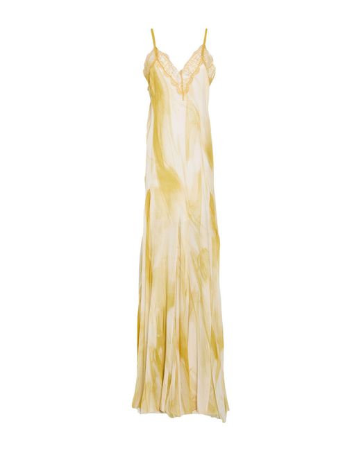 Elisabetta Franchi Metallic Maxi Dress Viscose