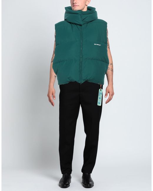 Off-White c/o Virgil Abloh Green Puffer for men