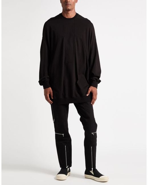 Rick Owens Black Sweatshirt for men