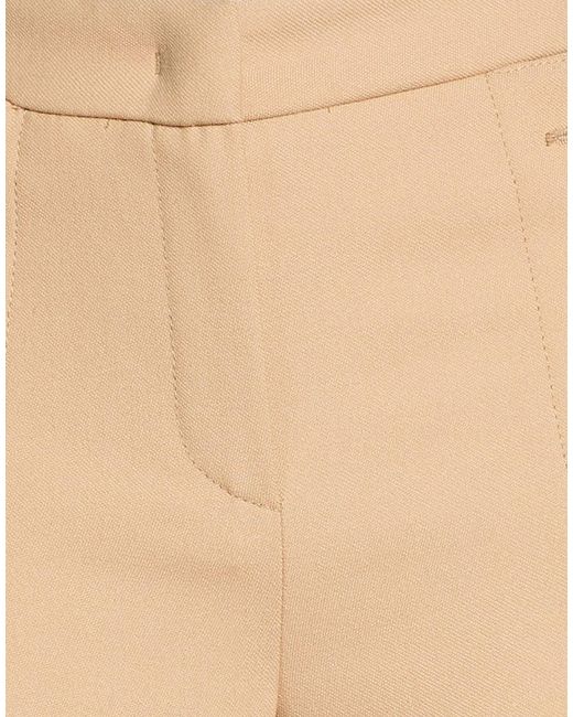 Seductive Natural Pants Polyester, Viscose, Elastane