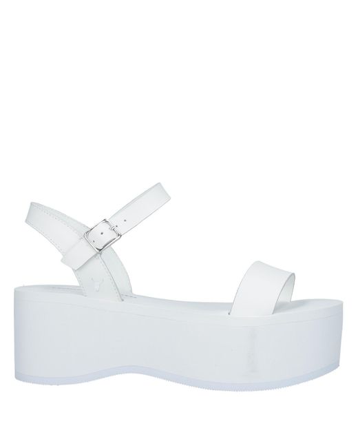 Windsor Smith White Sandals Soft Leather