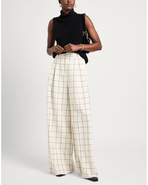 Rochas White Trouser