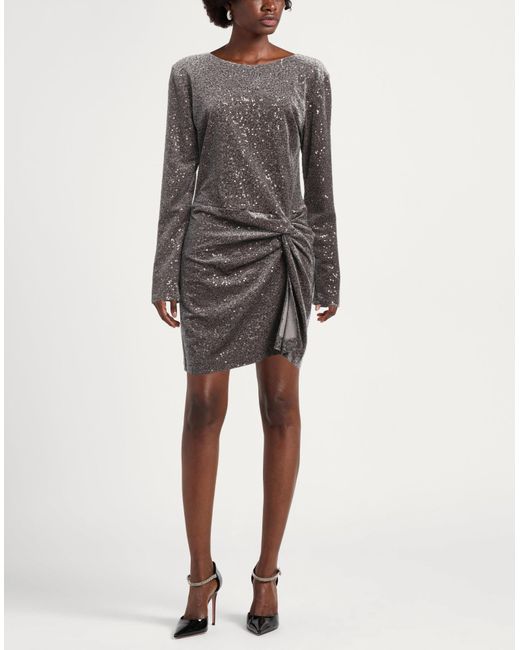 Gaelle Paris Gray Mini-Kleid