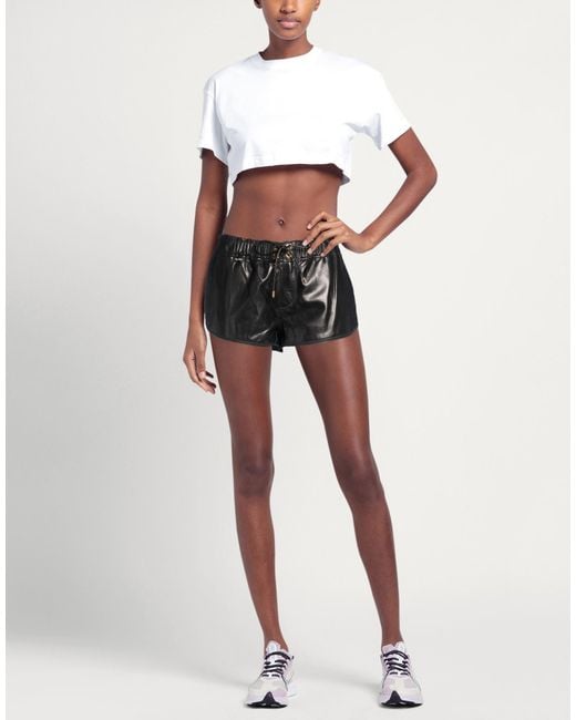 Tom Ford Black Shorts & Bermuda Shorts Lambskin
