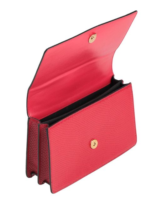 Versace Red Cross-Body Bag Calfskin