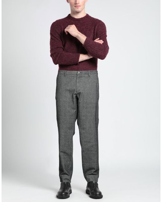 Mason's Gray Pants Cotton, Elastane for men