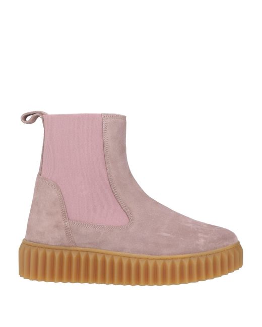 Voile Blanche Pink Ankle Boots