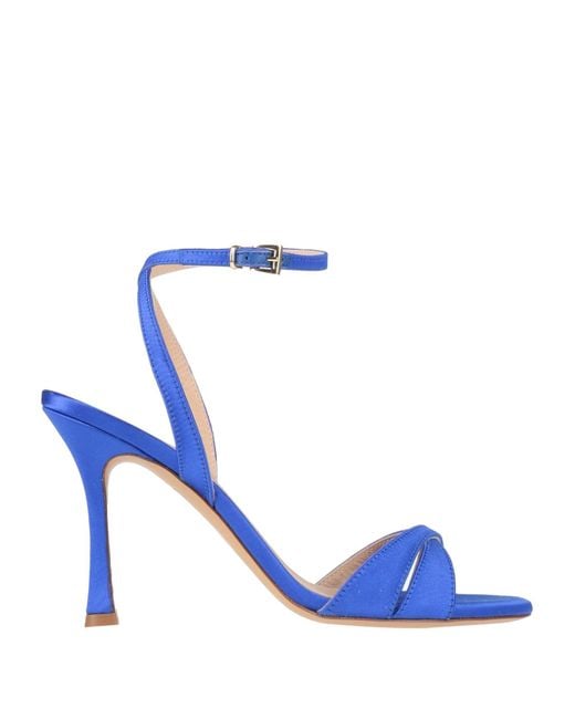 Roberto Festa Blue Sandals Textile Fibers