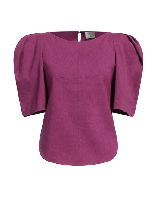 Isabel Marant Purple Mauve Top Hemp, Viscose, Elastane