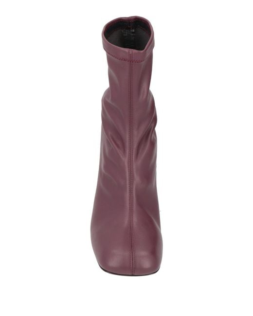 NODALETO Purple Ankle Boots