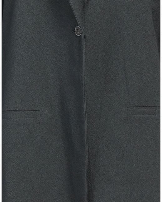 Masnada Gray Charcoal Blazer Cotton