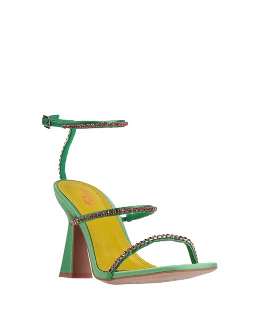 THE GOAL DIGGER Green Sandals