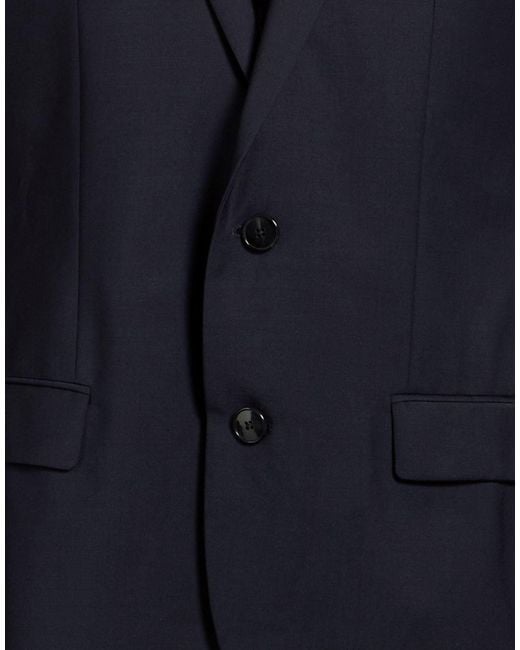 HUGO Blue Blazer Virgin Wool, Polyester, Elastane for men