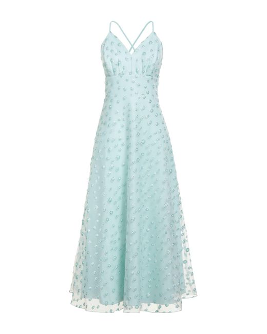 Rinascimento Blue Maxi-Kleid