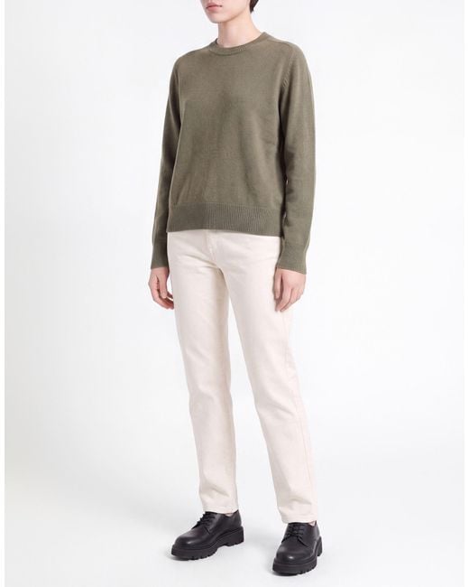 Gentry Portofino Green Military Sweater Cashmere