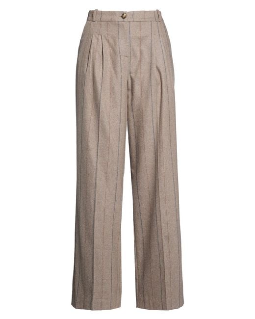 Kiltie Gray Pants Wool, Polyamide, Cashmere, Elastane