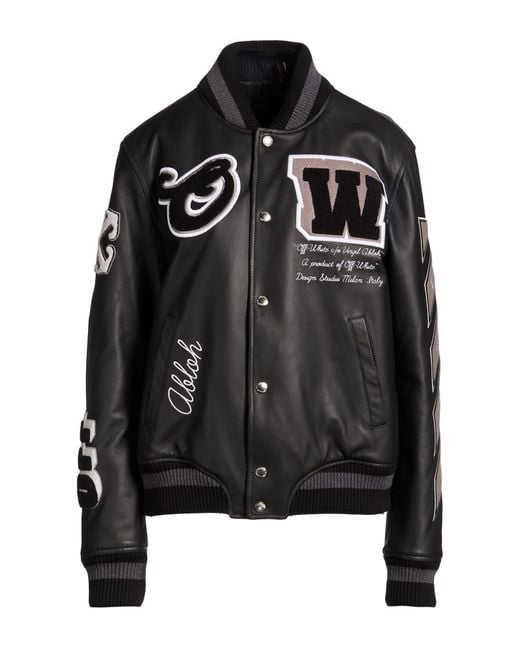 Off-White c/o Virgil Abloh Black Jacket Lambskin