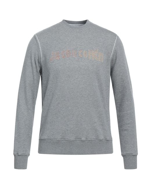 Jacob Cohen Gray Sweatshirt Cotton, Polyamide for men