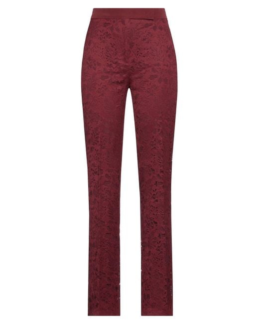 Max Mara Red Trouser