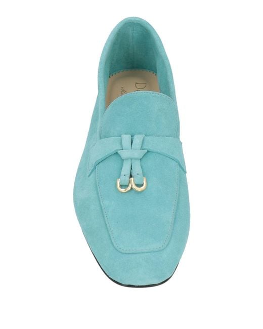 Doucal's Blue Loafers Leather