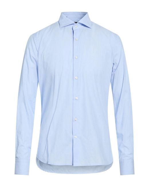 Roberto Cavalli Blue Shirt for men