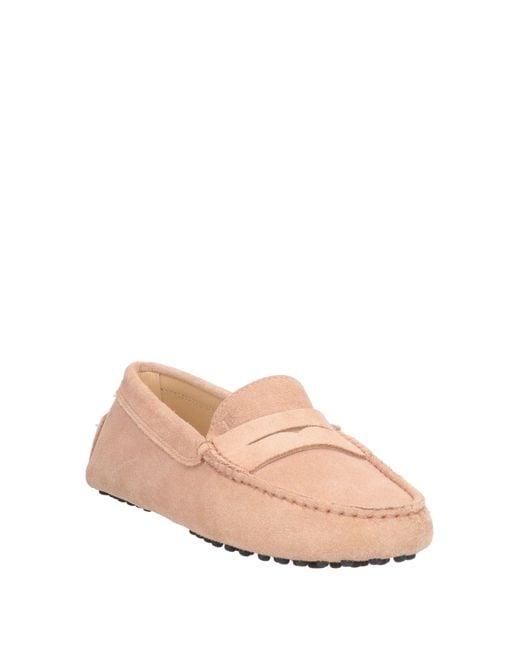 Tod's Pink Blush Loafers Leather