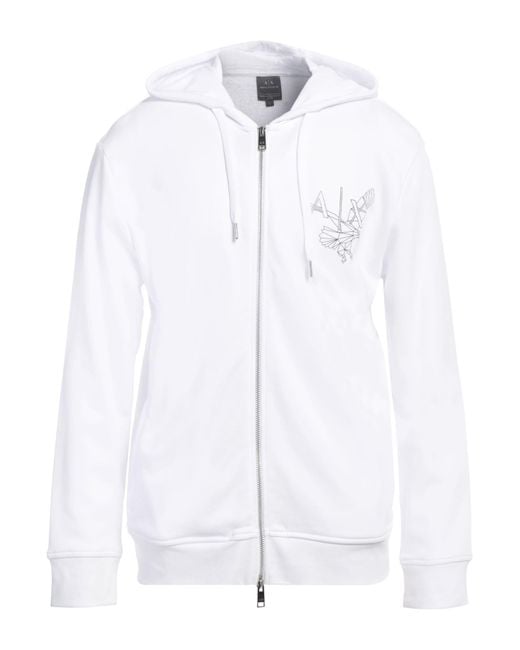 ARMANI EXCHANGE White Sweatshirt for men
