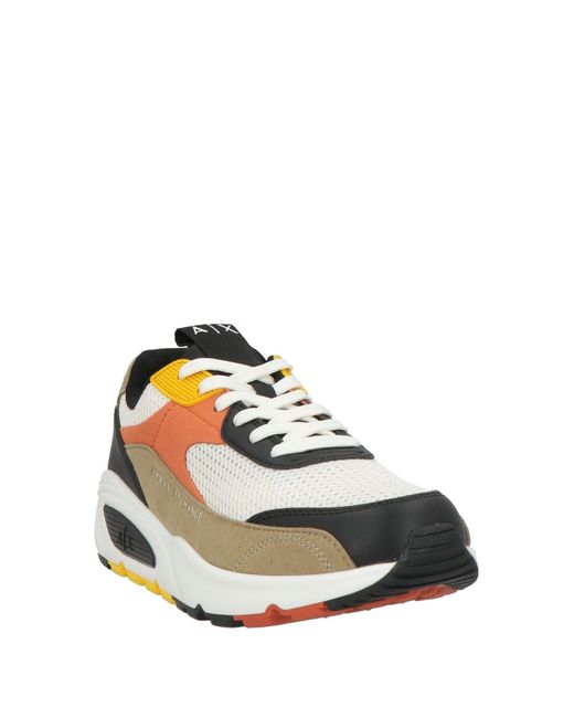 ARMANI EXCHANGE White Trainers for men