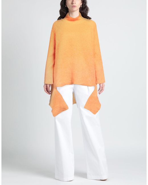 Ssheena Orange Turtleneck