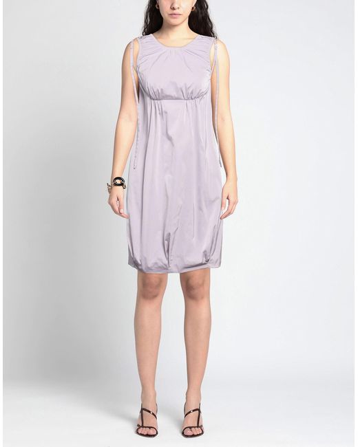 Sportmax Purple Mini Dress