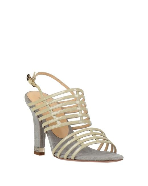 Testoni Metallic Sandals
