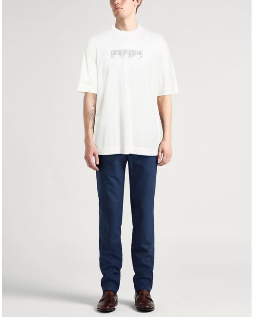 Emporio Armani White T-Shirt for men