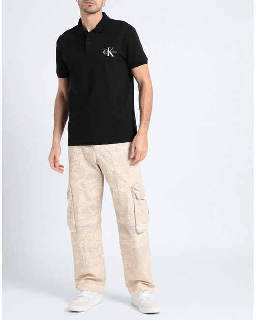 Calvin Klein Black Polo Shirt for men