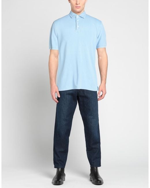Polo Fedeli de hombre de color Blue