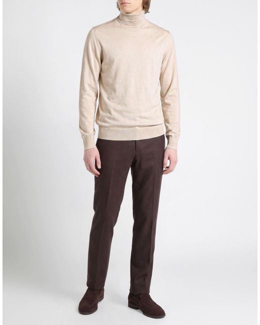 Fedeli Rollkragenpullover in White für Herren