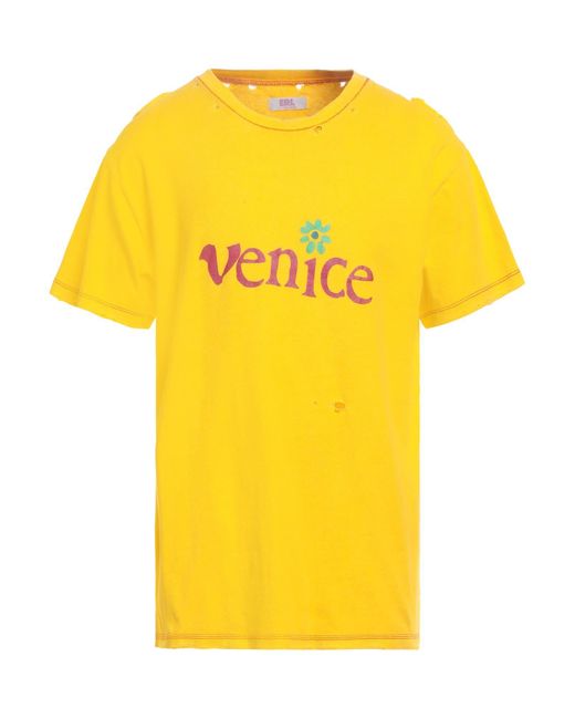 ERL Yellow T-shirt for men