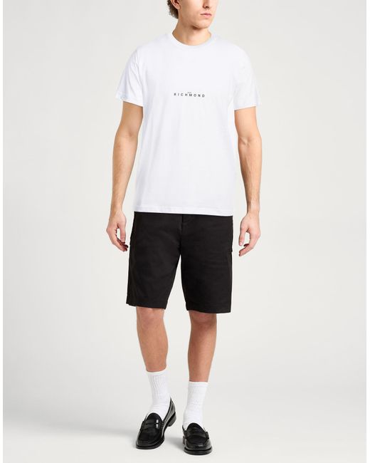 John Richmond White T-Shirt Cotton for men
