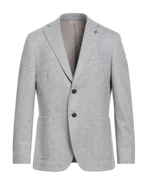 Paoloni Gray Blazers for men