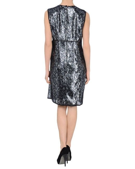 Marc Jacobs Black Mini Dress Silk, Polyester