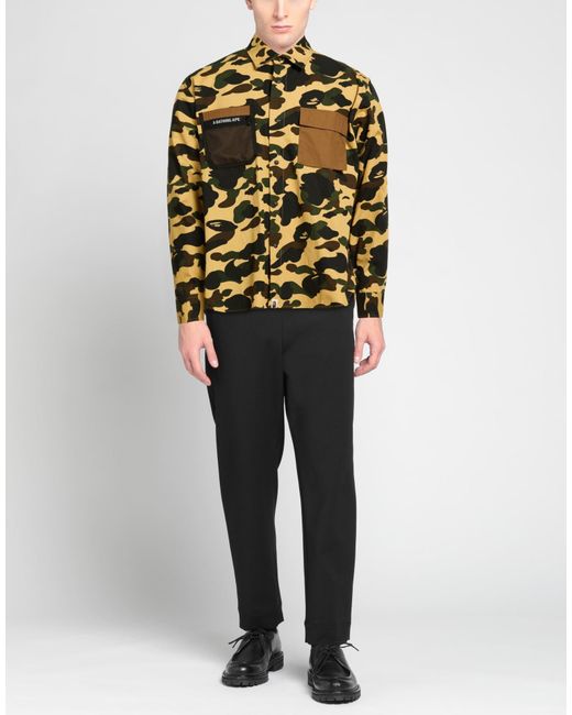 A Bathing Ape Yellow Shirts for men