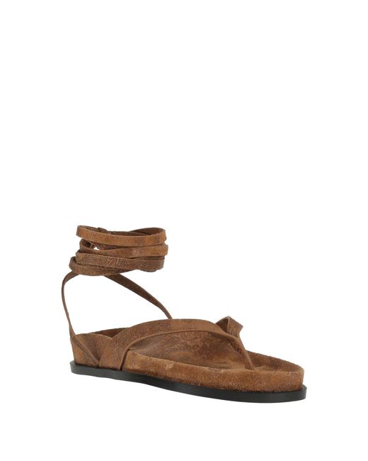 ARIZONA LOVE Brown Thong Sandals