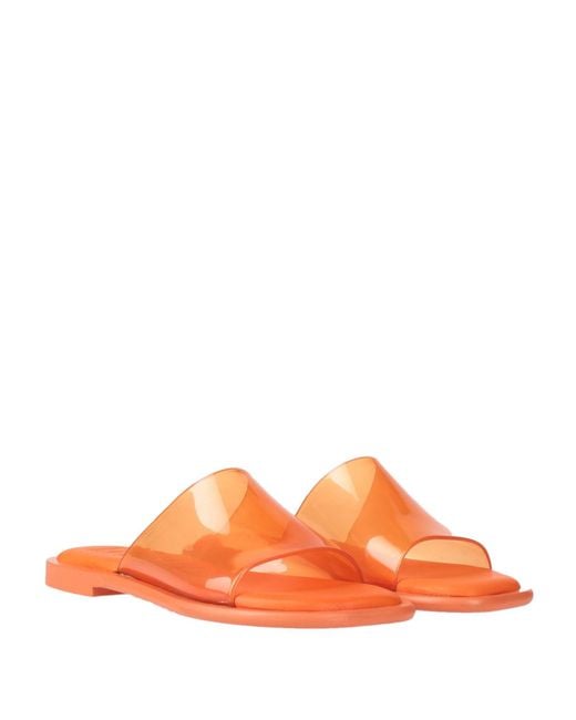 Loewe Orange Sandals Plastic