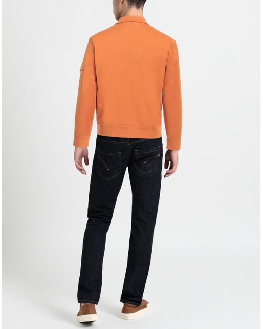 Hōsio Orange Sweatshirt Cotton, Polyamide, Elastane for men