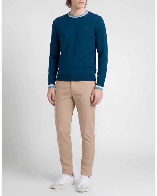Sun 68 Blue Jumper for men