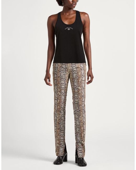 Elisabetta Franchi Black Tank Top Cotton