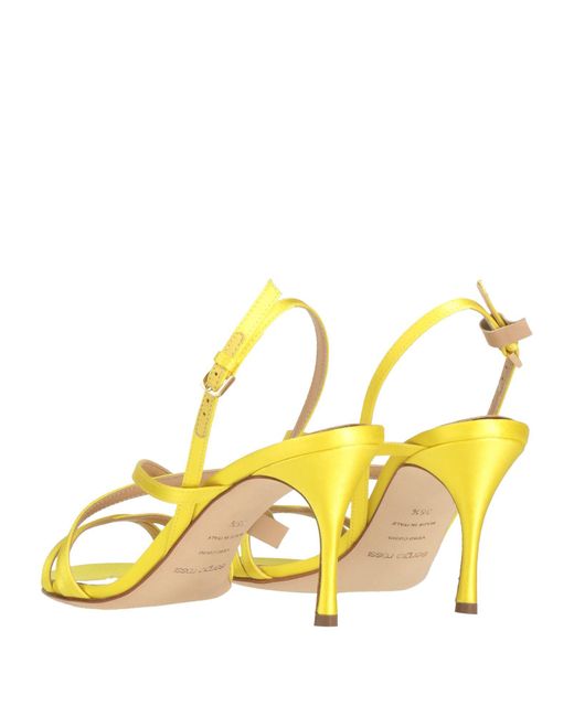 Sergio Rossi Metallic Sandals