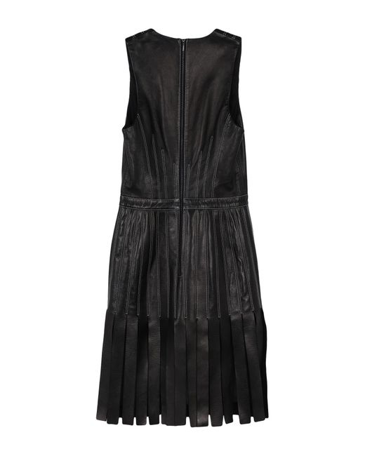 Mugler Black Midi Dress