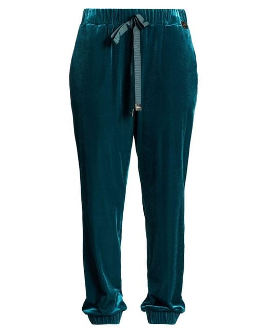 Liu Jo Blue Pants Polyester, Elastane